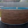 Каркасный бассейн морозоустойчивый Лагуна 3.5 х 1.25м (полная комплектация) Шоколад 35011P