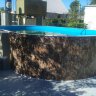 Каркасный бассейн морозоустойчивый Лагуна стальной 3.70х2.44х1.25м овальный (вкапываемый) цвет Шоколад/36624401