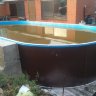 Каркасный бассейн морозоустойчивый Лагуна стальной 6.40х3.05х1.25м овальный (вкапываемый) 640305