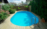 Каркасный сборный морозоустойчивый бассейн Summer Fun овальный-oval 8,0 х 4,2 х 1,2 м Chemoform Германия (скиммер + форсунка) 4501010244KB