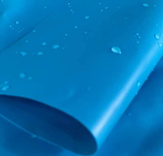 Пленка (лайнер) для круглого морозостойкого бассейна Лагуна 2.44 х 1.40. цвет Голубой