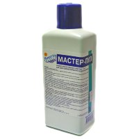 МАСТЕР-ПУЛ, 1л бутылка, жидкое безхлорное средство 4 в 1 для обеззараживания и очистки воды/М20