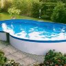 Каркасный сборный морозоустойчивый бассейн Summer Fun Восьмёрка-8-Form 7,25 х 4,6 х 1,5 м Chemoform Германия (скиммер + форсунка)/4501010518