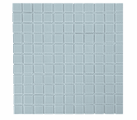Мозаика стеклянная Aquaviva Сristall белая LM-NW/16973