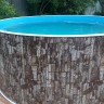 Каркасный бассейн морозоустойчивый Лагуна 5.5 х 1.25м (врезной скиммер + форсунка) цвет Камень/ТМ822/55012
